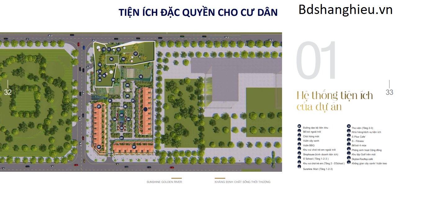 Tiện ích Dự án Sunshine Golden River